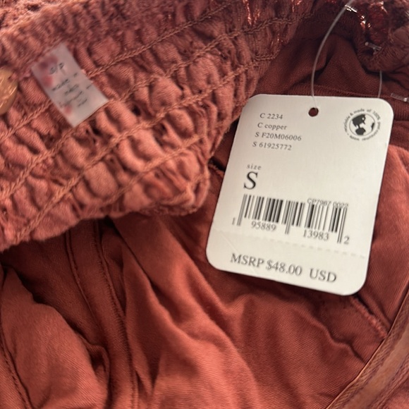 NWT Free People Adella Corset Bra / Copper - Picture 10 of 12